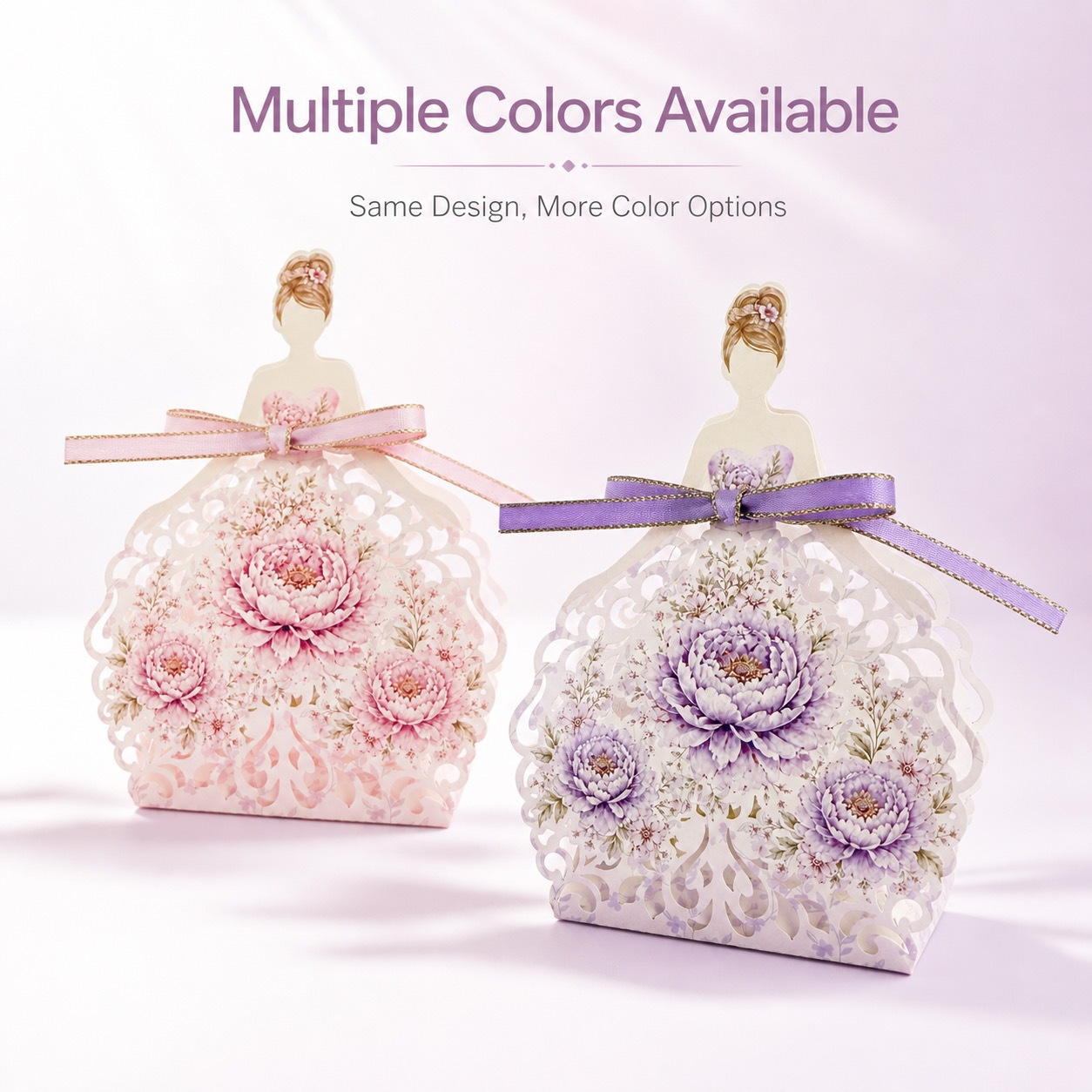 Event Party Box - 10 Sets DIY European Princess Laser‑Cut