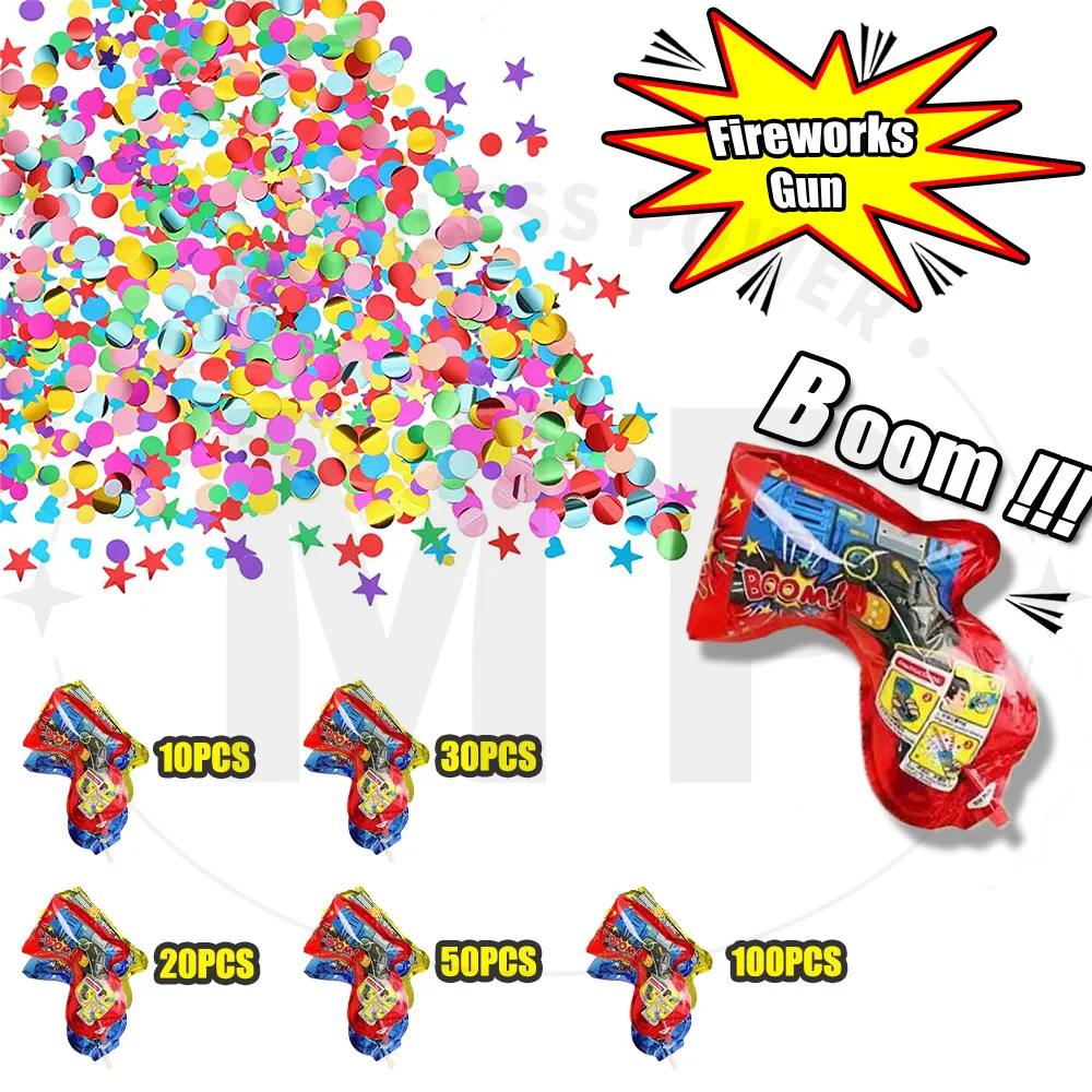 10~100pcs Color Random Streame - огляд і ціна Confetti Cannon Tube
