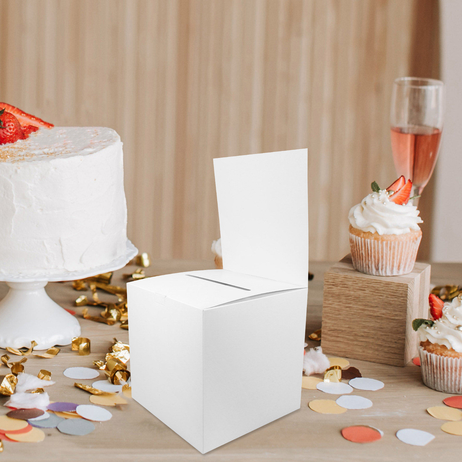 4Pcs Paper Raffle Box Voting B - огляд і ціна Event Party Box