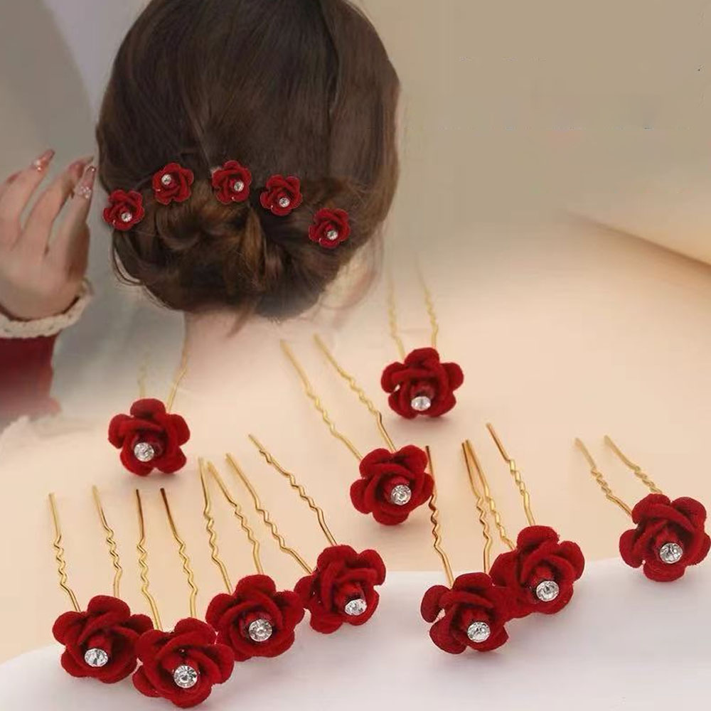 10Pcs Rose Hair Accessories We - огляд і ціна Event Suppliers