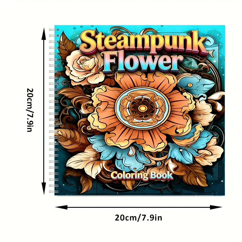 Coloring Book Steampunk Flower - огляд і ціна Supply Event