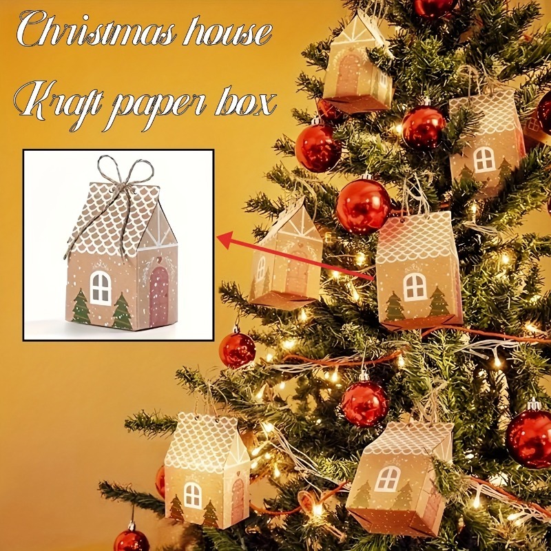 10/50pcs Christmas Gift Bags K - огляд і ціна Event Party Box