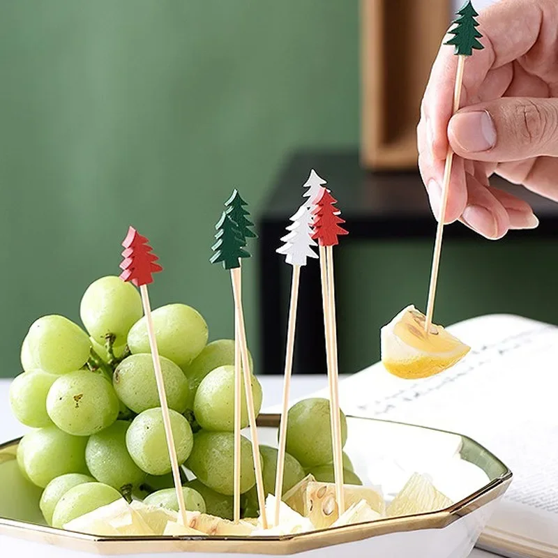 200/50PCS Christmas Fruit Skew - огляд і ціна Centerpiece Stick